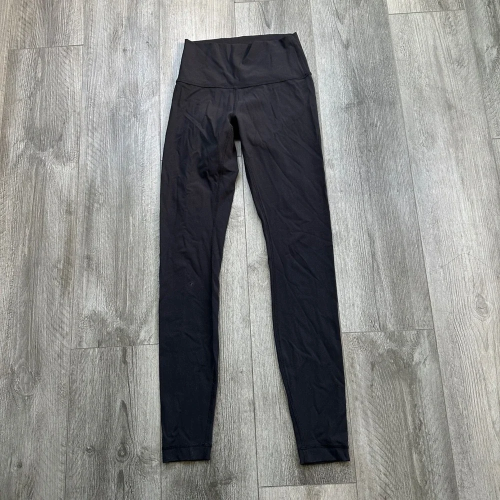 Lululemon Align High Rise Leggings Womens Size 4 Black Full Length
